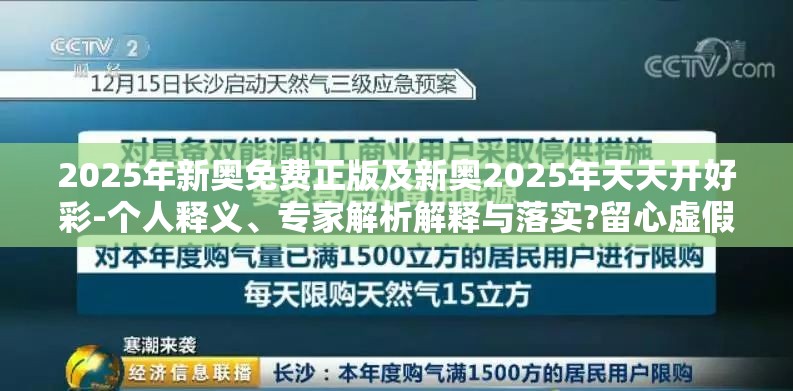 2025年新奥免费正版及新奥2025年天天开好彩-个人释义、专家解析解释与落实?留心虚假的虚架势